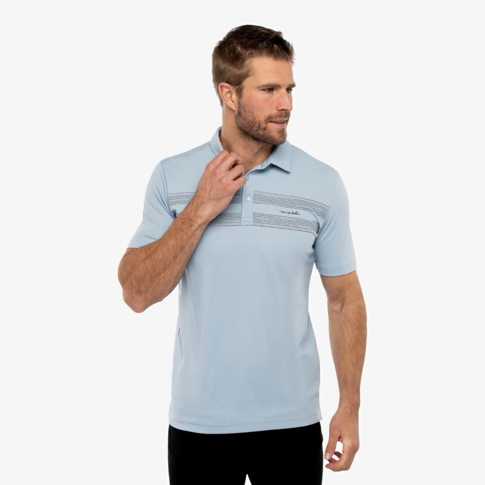 Travis Mathew San Pedro Polo T-Shirt size XXL Golf Blue